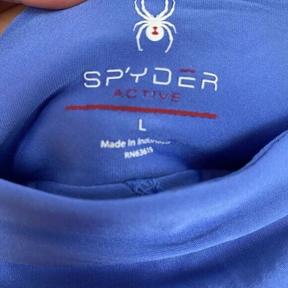 Spyder Active Sports Womens size Large  Blue SKORT Pockets Golf NEW NWT. - Picture 4 of 16
